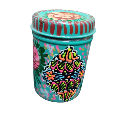 Truck Art Masala Box Traditional Pakistani Spice Storage (H-3.5 Inch) - Image 4