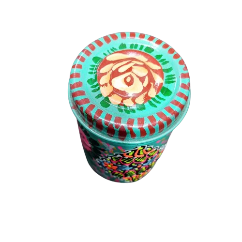 Truck Art Masala Box Traditional Pakistani Spice Storage (H-3.5 Inch) - Image 3