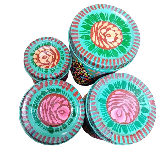 Truck Art Masala Box Set Vibrant Handmade Spice Storage - Image 3