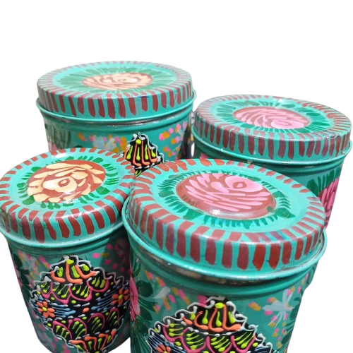 Truck Art Masala Box Set Vibrant Handmade Spice Storage - Image 6