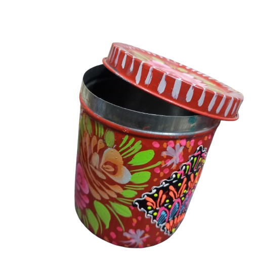 Truck Art Masala Box Traditional Pakistani Spice Storage (H-3.5 Inch) - Image 4