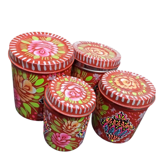 Truck Art Masala Box Set Vibrant Handmade Spice Storage - Image 7