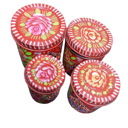 Truck Art Masala Box Set Vibrant Handmade Spice Storage - Image 5