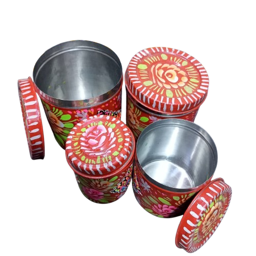 Truck Art Masala Box Set Vibrant Handmade Spice Storage - Image 6