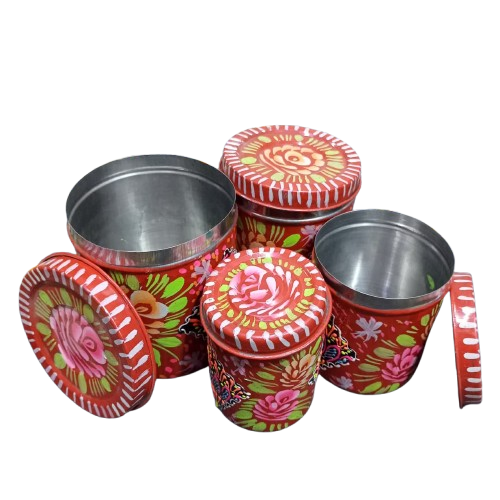 Truck Art Masala Box Set Vibrant Handmade Spice Storage - Image 2