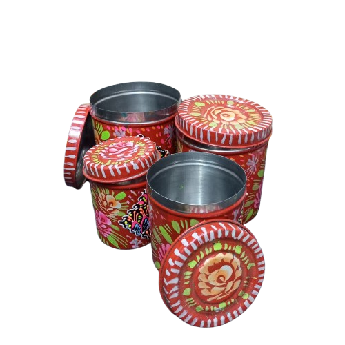 Truck Art Masala Box Set Vibrant Handmade Spice Storage - Image 3