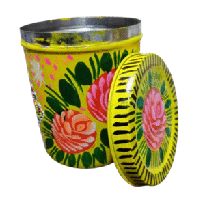 Truck Art Masala Box Traditional Pakistani Spice Storage (H-3.5 Inch)