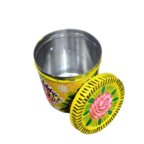 Truck Art Masala Box Traditional Pakistani Spice Storage (H-3.5 Inch) - Image 5