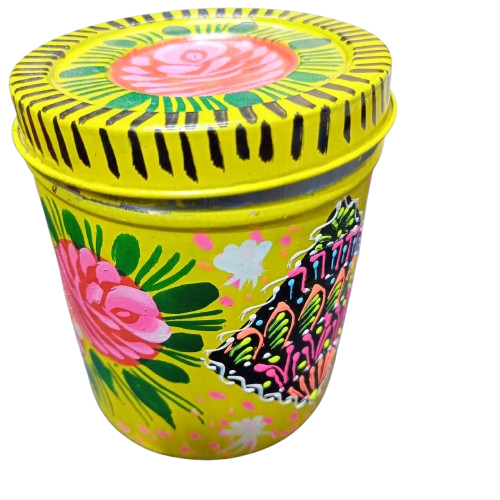 Truck Art Masala Box Traditional Pakistani Spice Storage (H-3.5 Inch) - Image 4