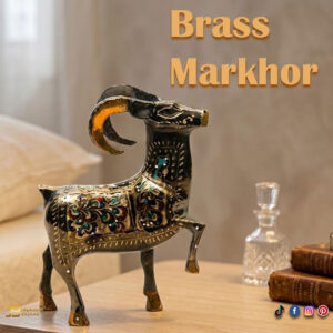 Brass Markhor (Size:15 cm)