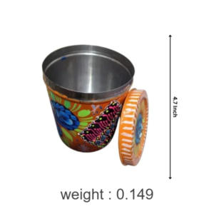 Truck Art Masala Box for Kitchen Storage (H-4.7 Inch) , Decorative Masala Storage , Small masala storage box , Hand-painted Pakistani handicrafts , Decorative masala box,