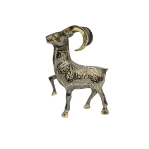 Brass Markhor (Size:15 cm)