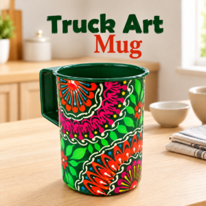 Truck Art Mug Size : L-11cm x W-7cmx H-9.5cm
