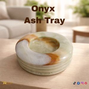 Onyx Ash Tray Size 10 cm