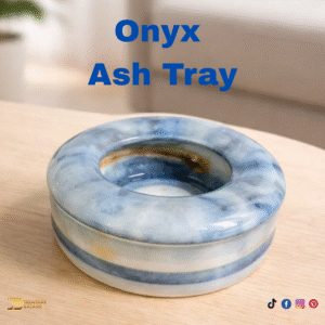 Onyx Ash Tray Size 10 cm