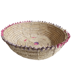 Handwoven Cane Storage Basket