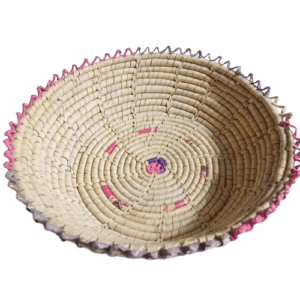 Handwoven Cane Storage Basket