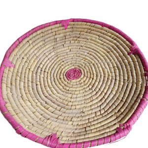 Handwoven Cane Basket Tray