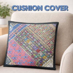Handmade Patch Work Cushion Cover Size:38.5cmx38cm
