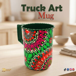 Truck Art Mug Size : L-11cm x W-7cmx H-9.5cm