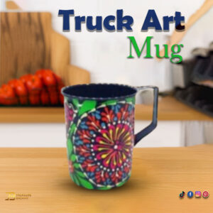 Truck Art Mug Size : L-11cm x W-7cmx H-9.5cm