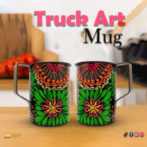 Truck Art Mug Size : L-11cm x W-7cmx H-9.5cm