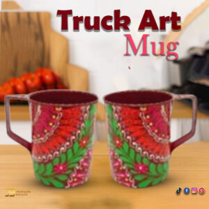 Truck Art Mug Size : L-11cm x W-7cmx H-9.5cm