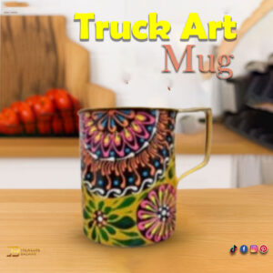 Truck Art Mug Size : L-11cm x W-7cmx H-9.5cm