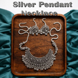 Handcrafted Style Silver Pendant