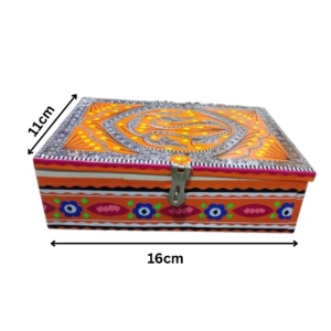 Pakistani Handcrafted Decorative Boxes , Handmade Decorative Storage Boxes for Home and Office , Colorful Handmade Storage Box Set for Gifts and Decor