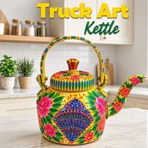 Truck Art Kettle Capacity : 1 liter (Size: L:21cm x  W:11cm x H:23cm)