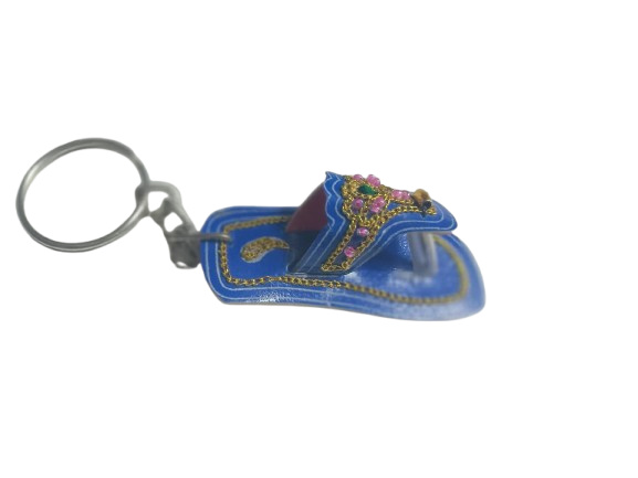 Handmade kolapuri chappal keychain - Image 3