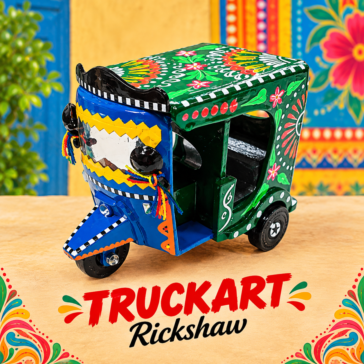 Truck art Rickshaw (9cm)