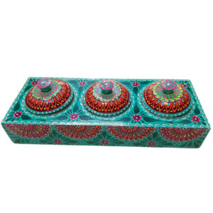 Chamakpatti 3-Section Masala Box Tray