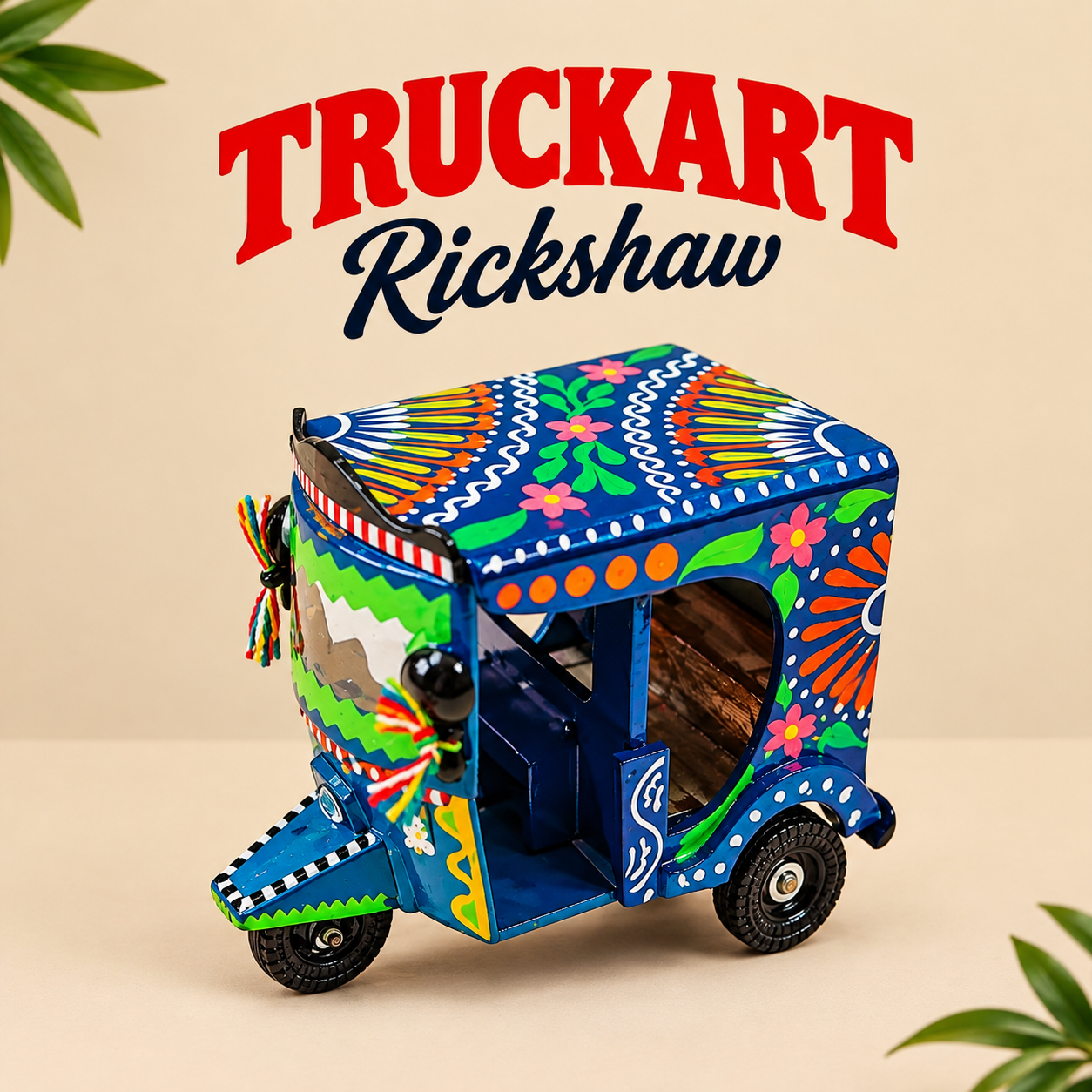 Truck art Rickshaw (9cm)