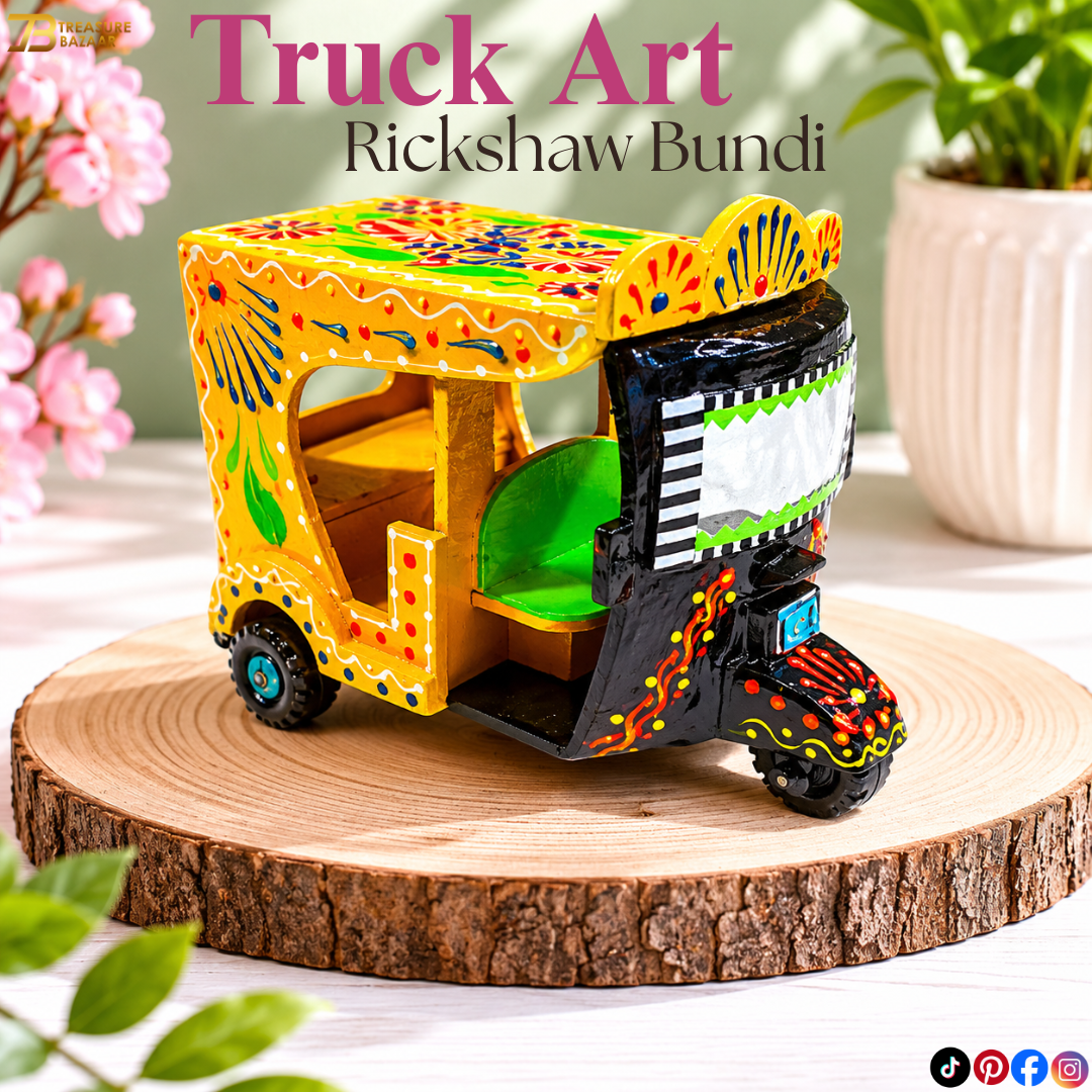 Truck Art Rickshaw Bundi (9cm)