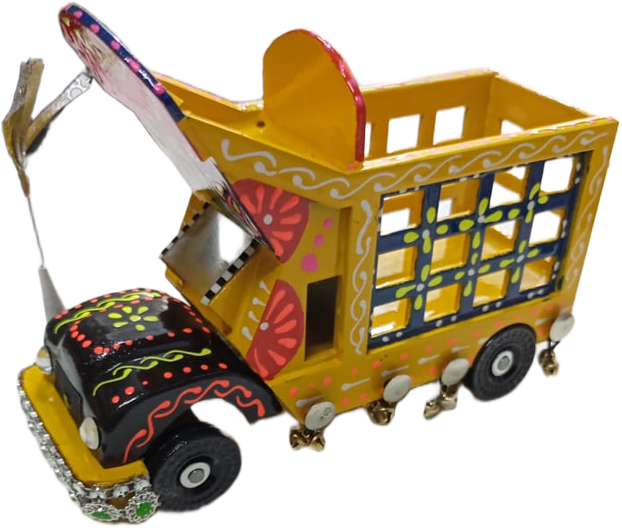 Handcrafted Decorative Stationery Truck - Image 2