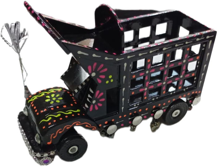 Handcrafted Decorative Stationery Truck - Image 2