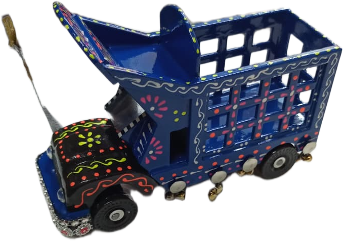 Handcrafted Decorative Stationery Truck - Image 2