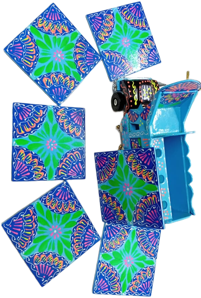 Handcrafted Decorative Coaster Truck - Image 6