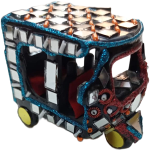 Mirror Truck Art Rickshaw Model