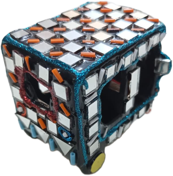 Mirror Truck Art Rickshaw Model - Image 3