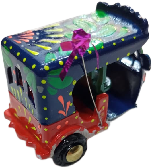 Mini Multi Color Truck Art Rickshaw - Image 3