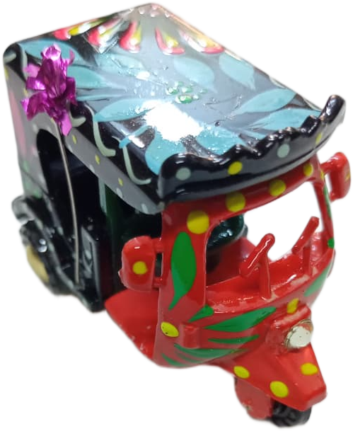 Mini Multi Color Truck Art Rickshaw - Image 2