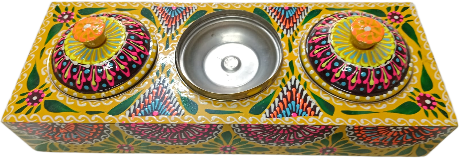 Chamakpatti 3-Section Masala Box Tray - Image 7