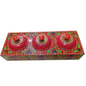 Chamakpatti 3-Section Masala Box Tray
