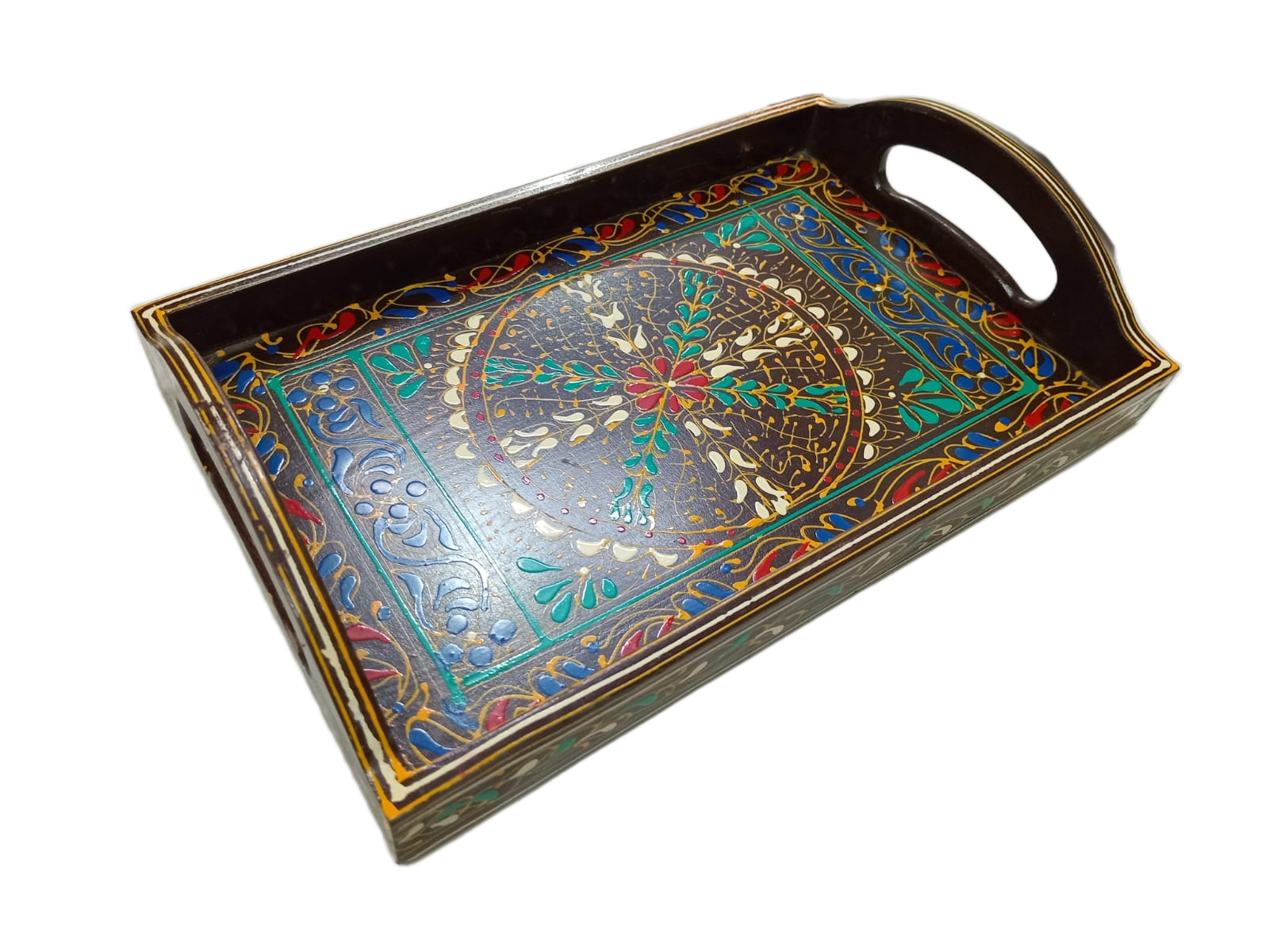 Swati Traditional Handcrafted Tray (35x20) - Image 7