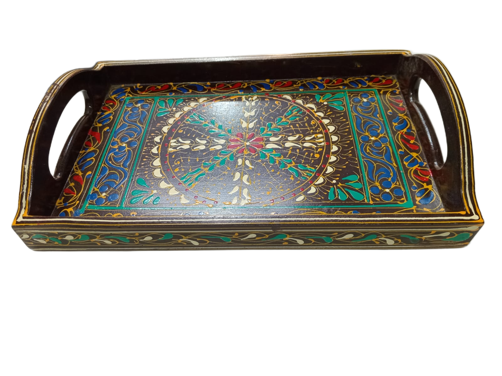 Swati Traditional Handcrafted Tray (35x20) - Image 5