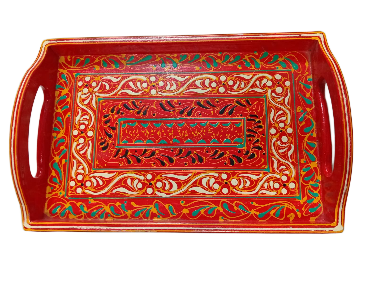 Swati Traditional Handcrafted Tray (35x20) - Image 4
