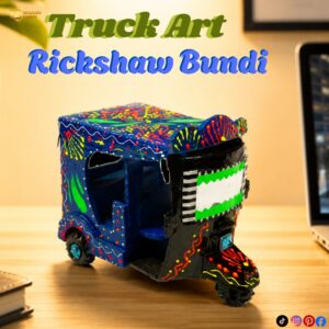 Truck Art Rickshaw Bundi (9cm)